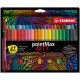 STABILO pointMax ARTY rotulador de punta fina Medio Multicolor 42 pieza(s)